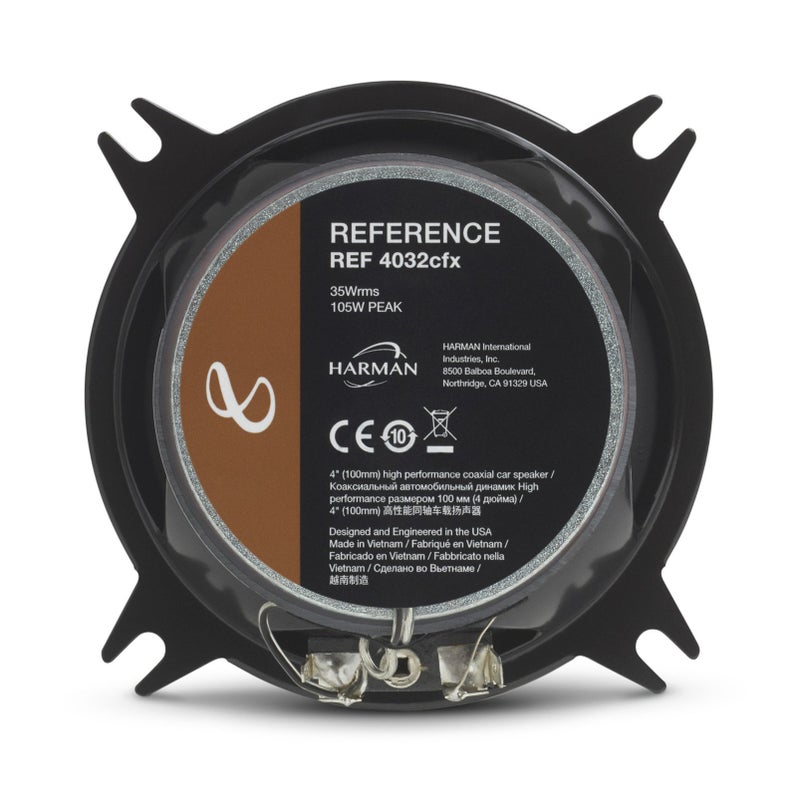 Infinity REF-4032CFX Reference 4 Inch Two-Way Car Audio Speakers - Image 2